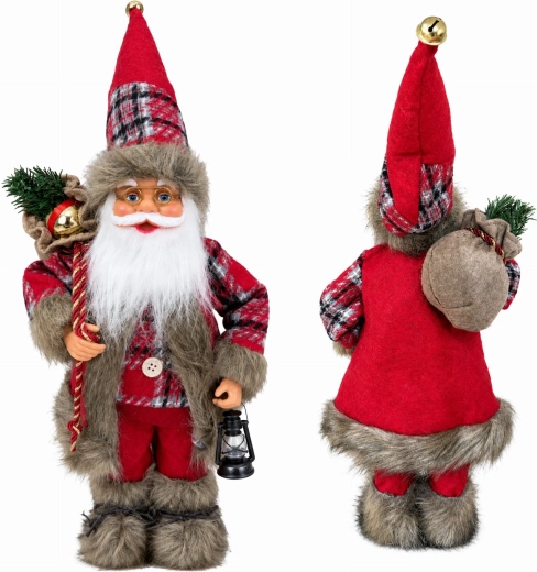 Figurină scandinavă de Crăciun Moș Crăciun, 60 cm
