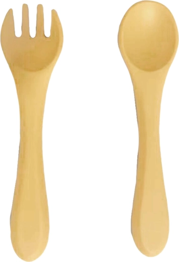 Tacam din silicon pentru copii Kitchisimo Baby, set 2 bucăți