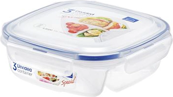 Cutie pentru alimente cu 3 compartimente 750 ml