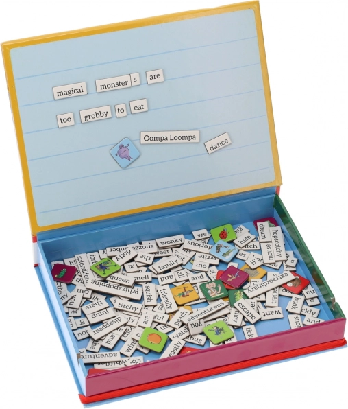 Tablă Magnetică cu Cuvinte din Cărțile lui Roald Dahl