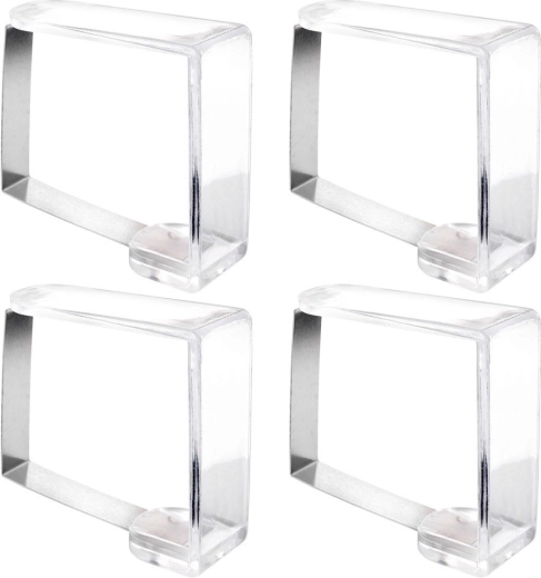 Cleme din oțel pentru față de masă - 4 buc.