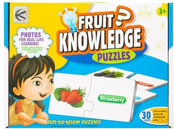 Puzzle educativ Cunoaște fructele - 1 bucată