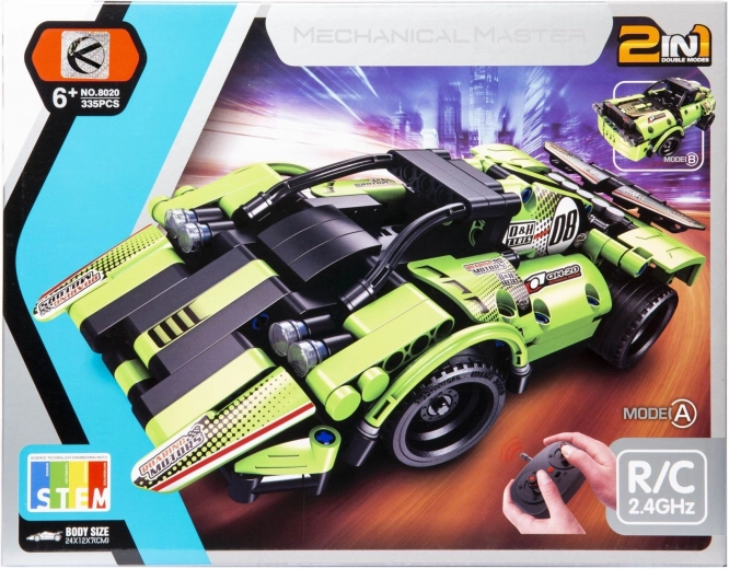 Set de construcție mașină RC 2în1 - 1 bucată
