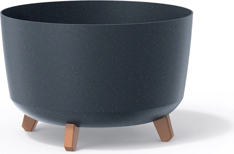 Ghiveci Gracia Standard Eco Wood 20 cm – antracit