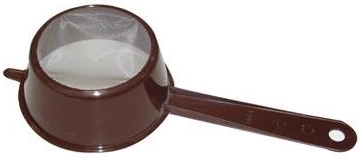 Strecurătoare din plastic cu mâner 10 cm – mix de culori