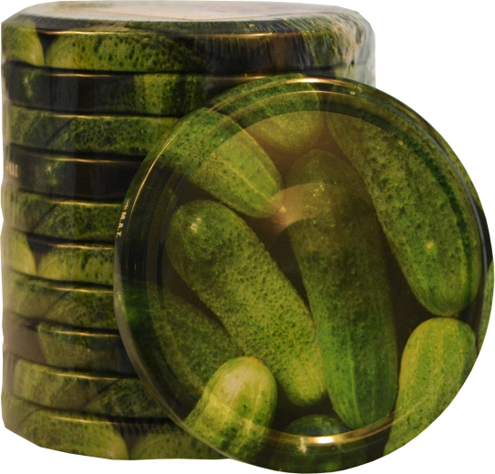 Capace Twist 82 cu decor castravete, 10 buc