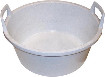 Covană din plastic 56 cm cu mânere, granit