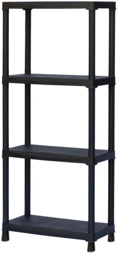 Raft din plastic 600 × 300 × 1330 mm, 4 polițe