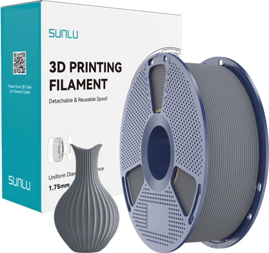 Filament SUNLU PLA Classic gri 1,75 mm 1 kg
