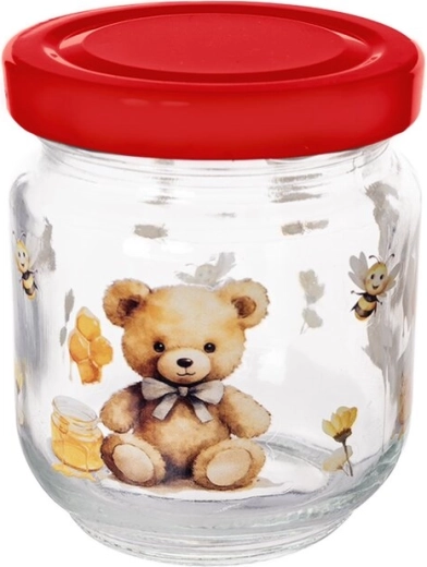 Borcan pentru conserve cu capac Ursuleț 0,2 l