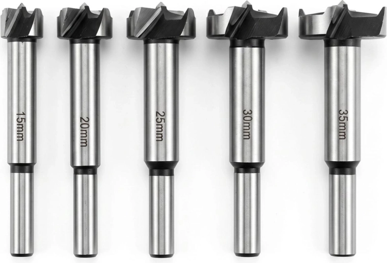 Set de burghie Forstner pentru lemn 15–35 mm