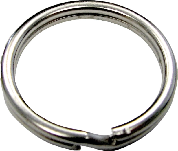 Inel pentru chei 12 × 1,2 mm, nichelat (500 buc.)