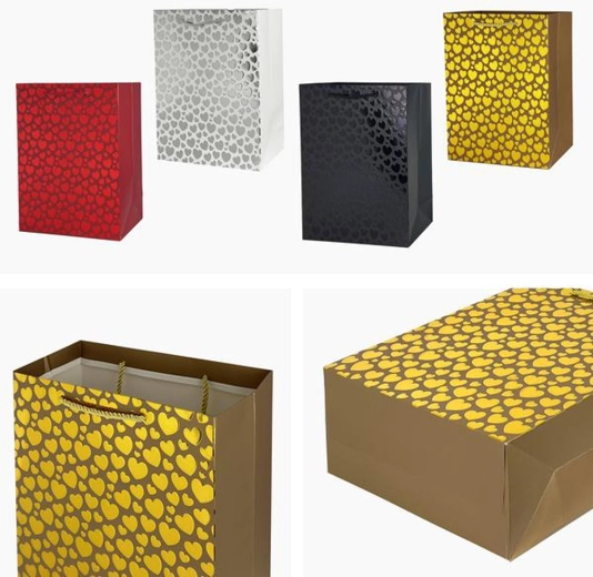 Pungă cadou 23 × 18 × 10 cm – mix de motive