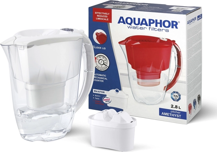 Maxfor Amethyst cană filtrantă 2,8 l cu cartuș B100-25, albă