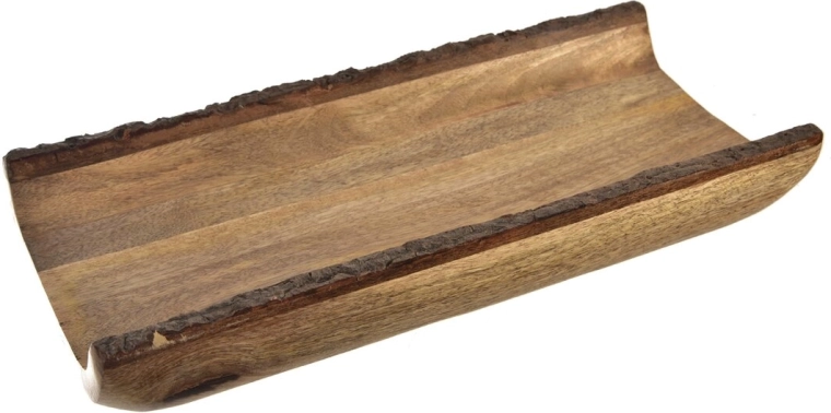 Tavă mango/scoarță 40 × 18 × 6 cm