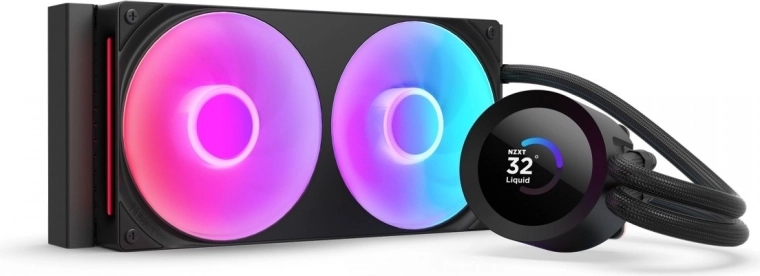 NZXT Kraken Plus 240 RGB LCD răcire cu apă neagră