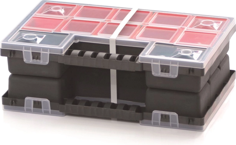 Organizator din plastic NORB DUO cu compartimente detașabile