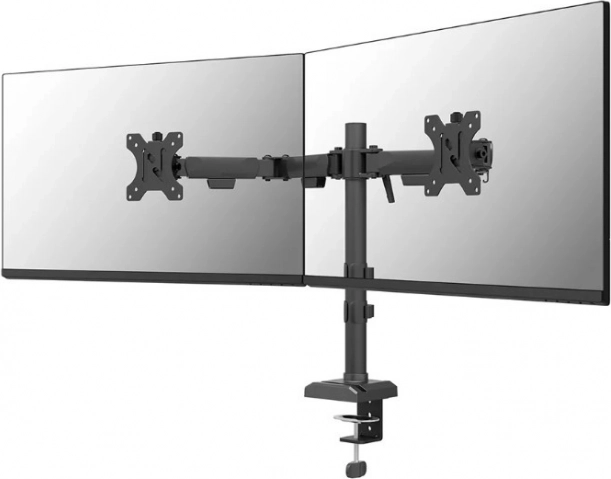 Suport pentru monitoare ajustabil Neomounts DS60-600BL2 pentru două monitoare