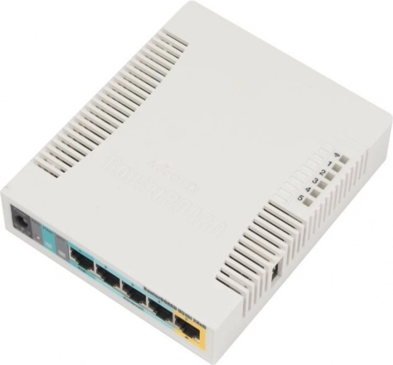 Punct de acces wireless 2,4 GHz cu 5× Fast Ethernet RB951Ui-2HnD