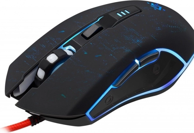 mouse de gaming cu fir defender draglen gm-907 7200 dpi cu iluminare
