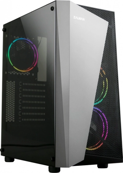 Carcasă PC S4 Plus ATX Mid Tower cu ventilatoare RGB