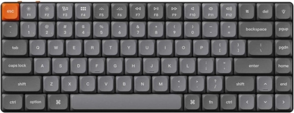 Tastatură wireless Keychron K3 Max RGB Brown Switch neagră