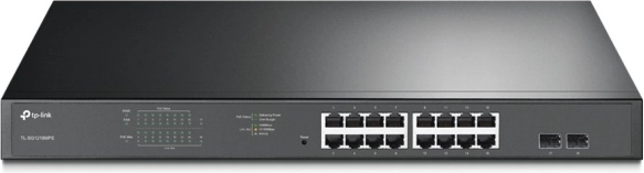 Switch TP-Link JetStream Easy Smart PoE+ 16× Gigabit + 2× SFP