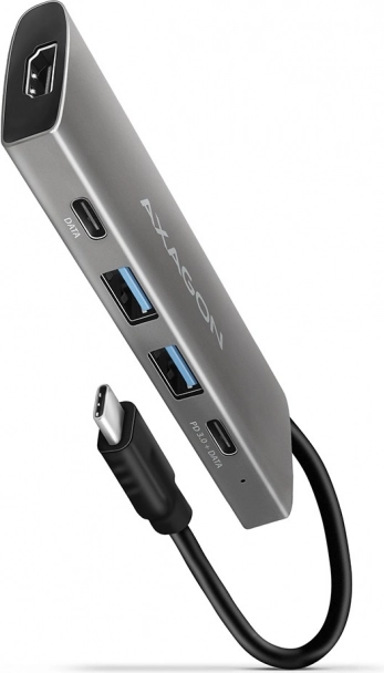 Hub USB-C multiplu 5‑în‑1 10 Gb/s cu HDMI 4K și Power Delivery