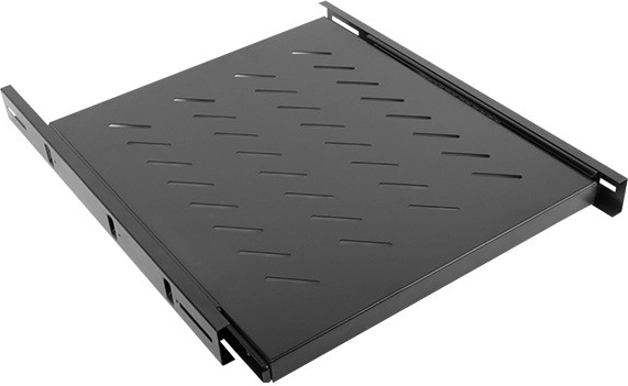 Raft extensibil 1U negru pentru rack Lanberg 19 inch