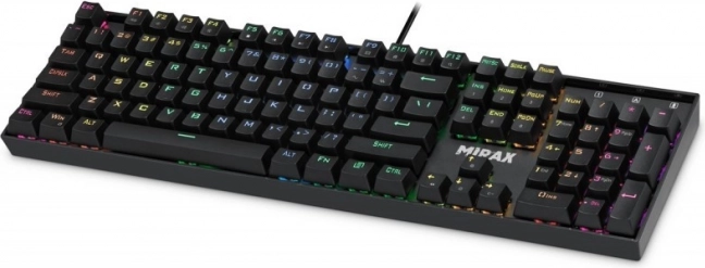 tastatură mecanică de gaming Defender Mirax cu switch-uri Outemu Blue și iluminare RGB