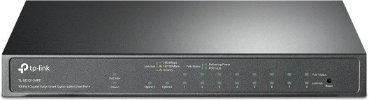 Switch smart 8 porturi PoE+ Gigabit cu SFP