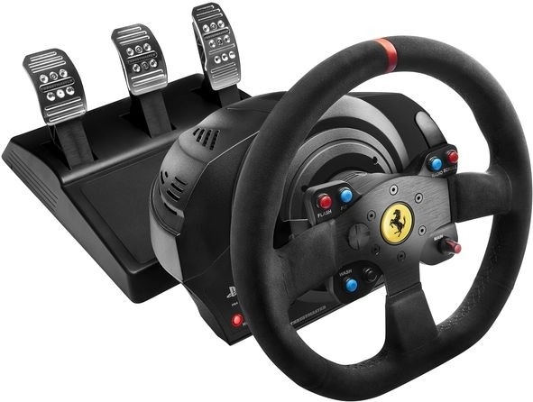 Volan T300 Alcantara Ferrari pentru PS3, PS4 și PC