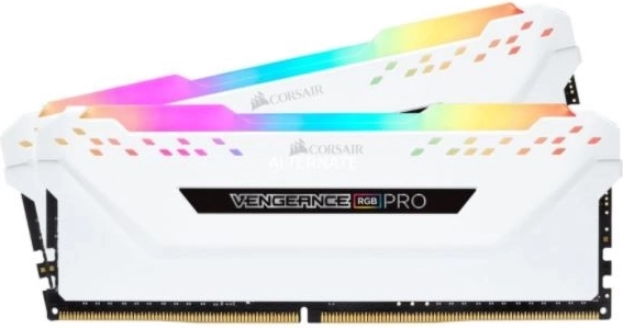Memorie Corsair Vengeance RGB 16GB 3200MHz CL16 albă