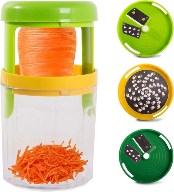 Răzătoare decorativă spiralată pentru legume