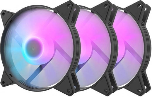 Set de ventilatoare pentru calculator cu iluminare RGB