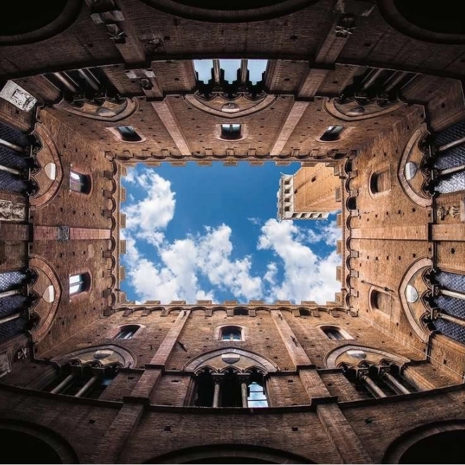 Puzzle Ravensburger 1000 de piese Palazzo Pubblico, Italia