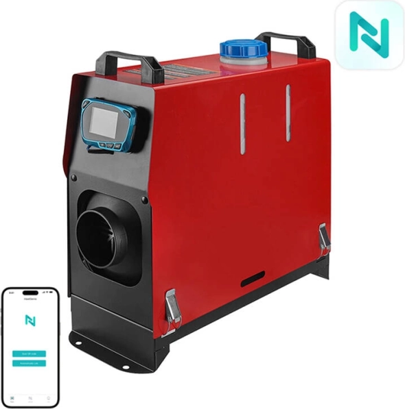 încălzitor diesel independent BlitzWolf 5 kW, 12 V cu Bluetooth și control în aplicație