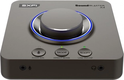 placă de sunet externă Sound Blaster X4 7.1 USB DAC cu Super X‑Fi și SmartComms