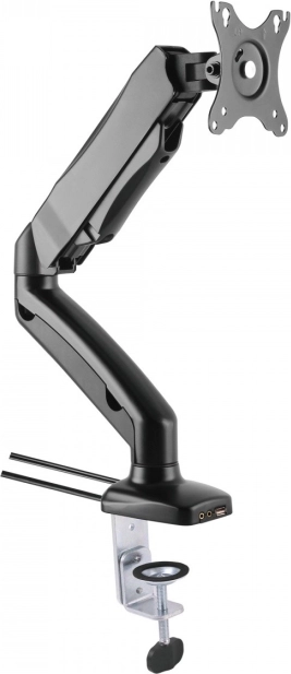 Braț de birou LED/LCD Techly cu arc cu gaz