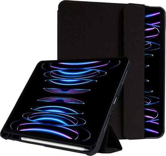Carcasă FlexFolio pentru iPad Air și iPad Pro cu funcție Apple Pencil neagră