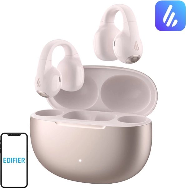 Căști wireless deschise EDIFIER Comfo C roz