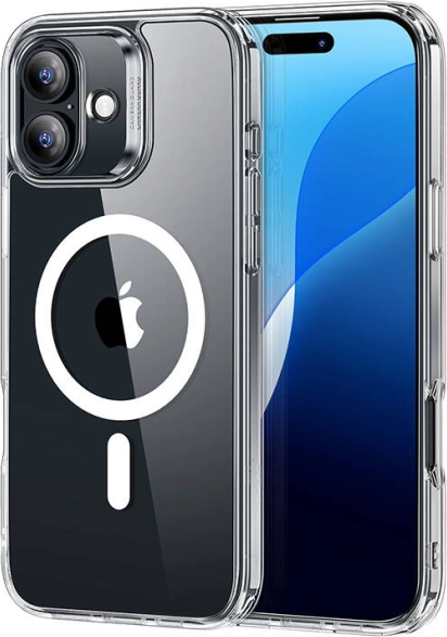 Husă ESR Classic Hybrid HaloLock pentru iPhone 16, transparentă