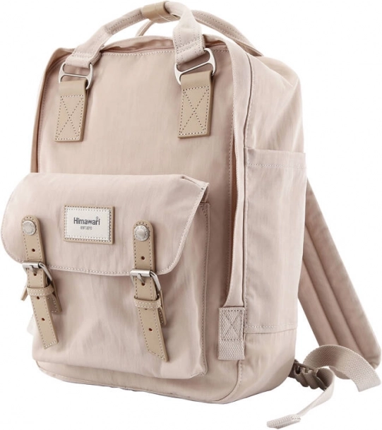 Rucsac bej pentru laptop de 14" Himawari, rezistent la apă, 16 l