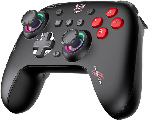 controler de jocuri wireless onikuma c1 cu iluminare rgb
