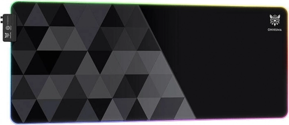 covoraș de gaming RGB pentru mouse ONIKUMA mare negru