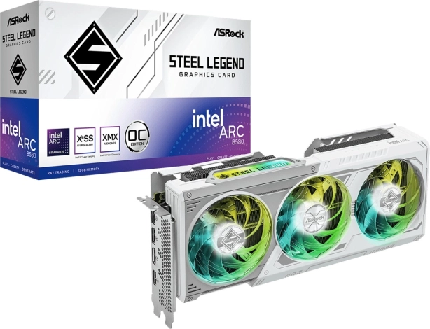 Placă grafică ASRock B580 Steel Legend 12GB OC GDDR6
