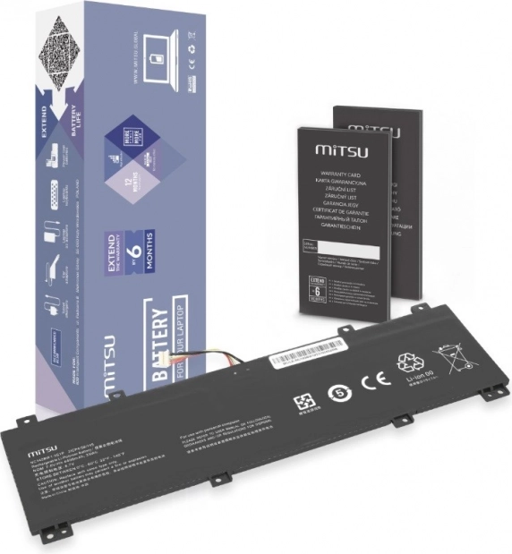 Baterie MITSU pentru LENOVO IdeaPad 100S-14IBR 14" 4400 mAh 7,6 V (33 Wh)