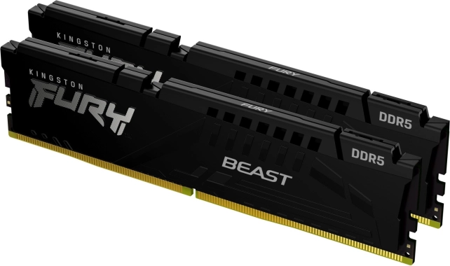 Memorie Kingston Fury Beast DDR5 64GB (2x32GB) 6000MHz CL30 XMP negru