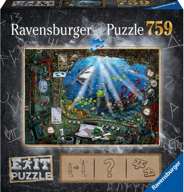 Puzzle Ravensburger EXIT: Submarin 759 buc