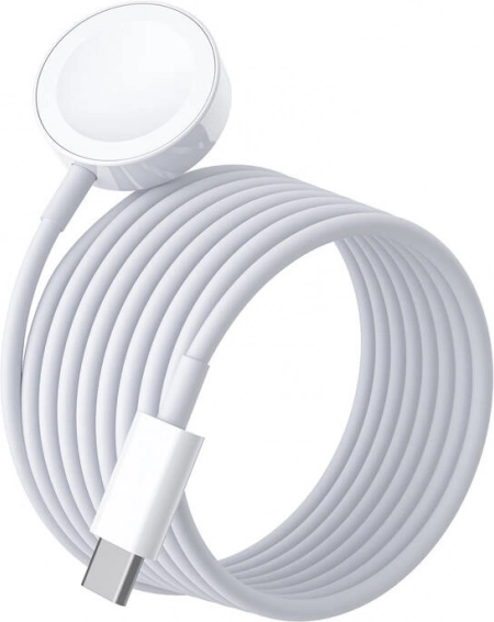 Încărcător Choetech pentru Apple Watch USB-C alb
